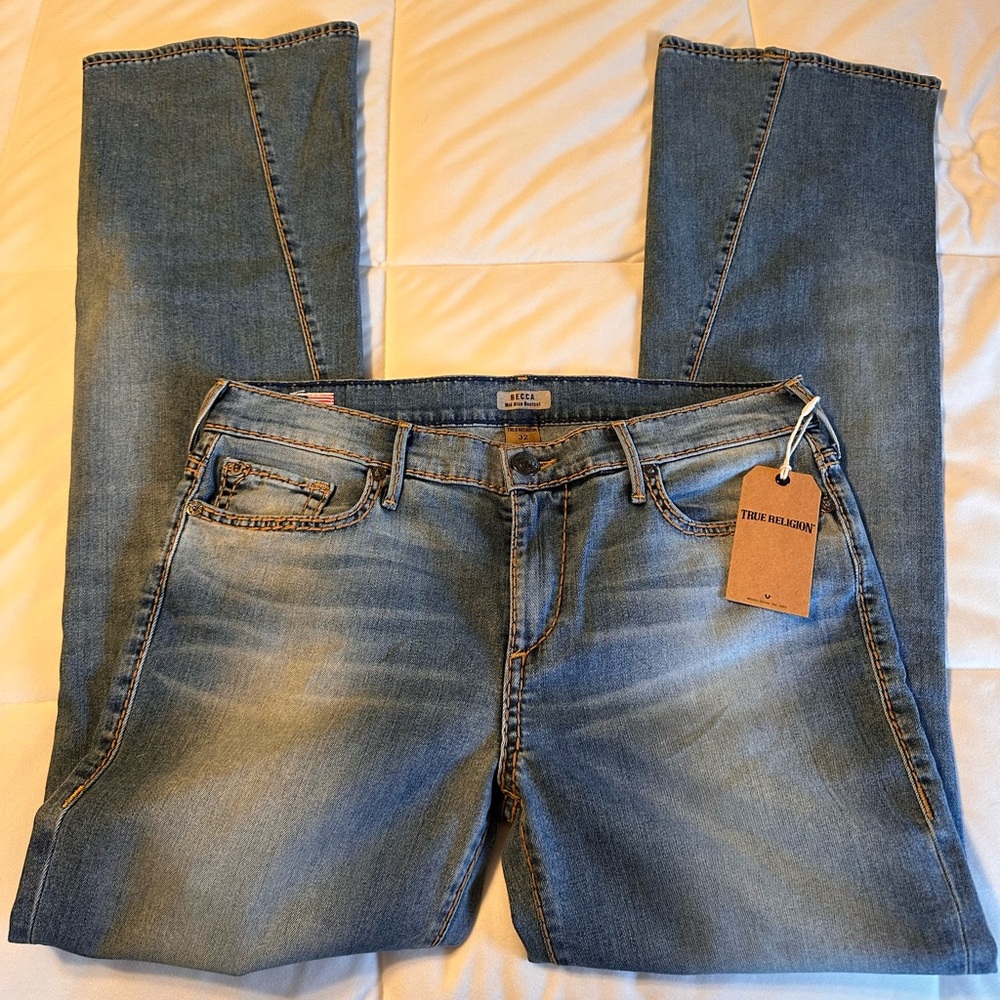 True Religion Light Blue Denim Jeans